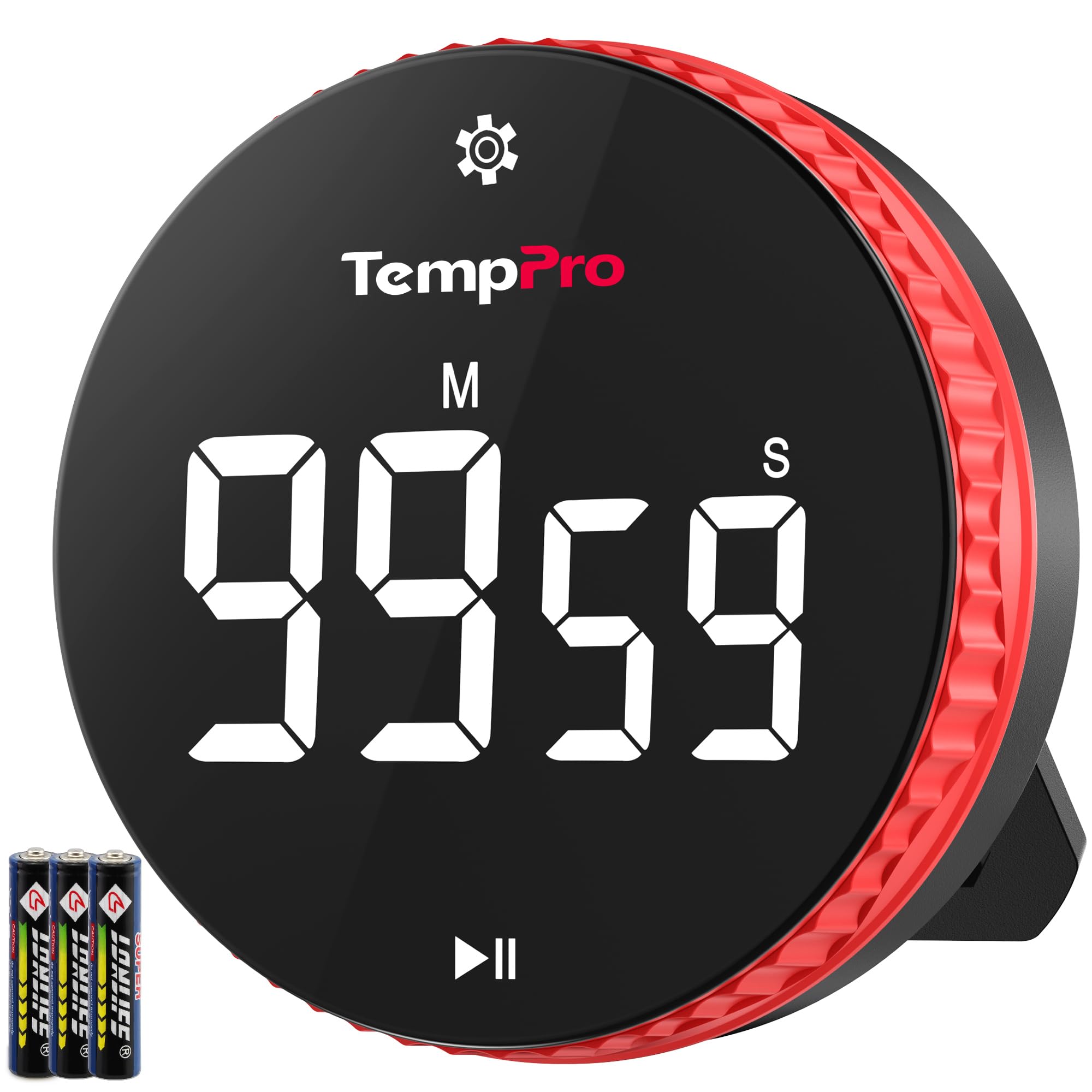 Amazon｜【100時間】ThermoPro キッチンタイマー 無音設定可能